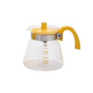 コーノ グラスポット4人用 イエロー（フタ付） MD-42YE