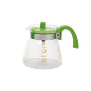 コーノ グラスポット4人用 ライトグリーン（フタ付） MD-42LG