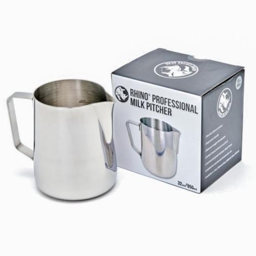 Rhinowares 内側2ヶ所目盛り付き ラテアートピッチャー 32oz.