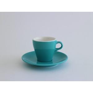 ORIGAMI 3oz エスプレッソカップ＆ソーサー ターコイズ