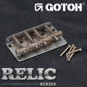 ゴトー【GOTOH】エイジド加工済「RELIC」ベースブリッジ VTB-4｜factorhythm