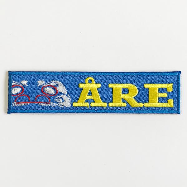 ARE（オーレ）だるまワッペン ブルー