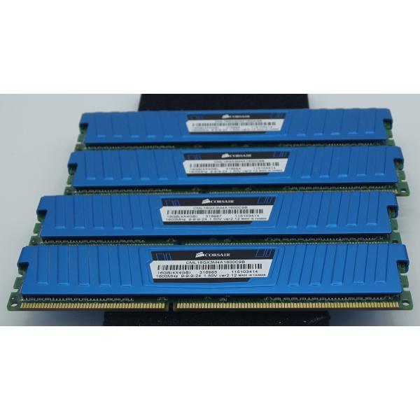 CORSAIR 4GB*4枚 PC3-12800U(DDR3-1600) DIMM デスクトップパソ...