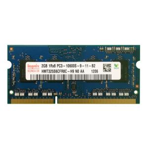 hynix 2GB*1枚 PC3-10600S (DDR3-1333) SO-DIMM ノートパソコン用メモリ型番：HMT325S6CFR8C-H9｜factory-step
