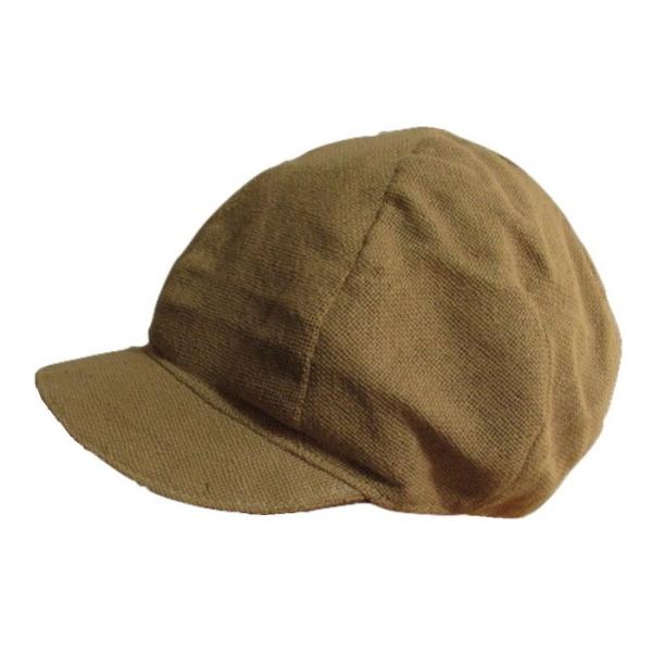 キャスケット　ピュアコットン  キャメル