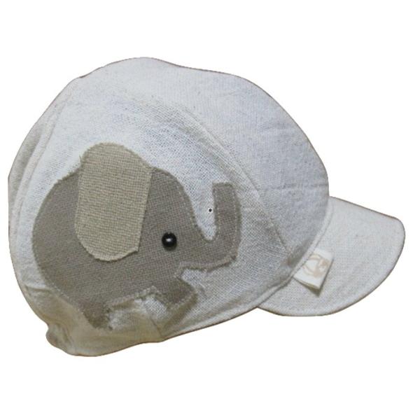 キャスケット　ピュアコットン＋ぞうさん　