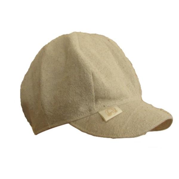 キャスケット　シンプルリネン