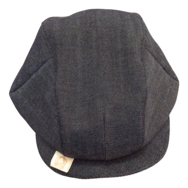 ハンチング帽　デニム