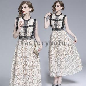 裏起毛ワンピース ドッキングワンピ フリル ロングスカート トレーナー 長袖 レディース デザインワンピ^w641^