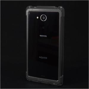 Next for AQUOS 01HXx2　ブラック　ジュラルミン｜factron