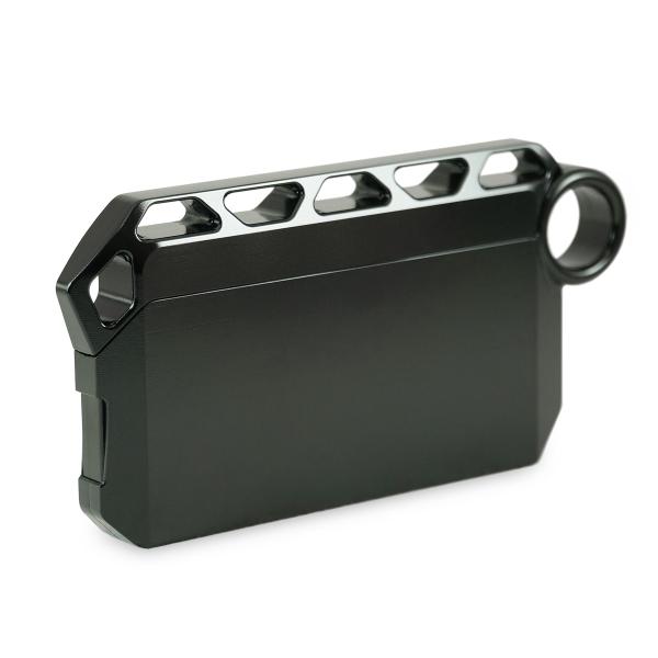 FACTRON ジュラルミン削り出し高級カードケース 名刺ケース 名刺入れ TRUSS ブラック F...