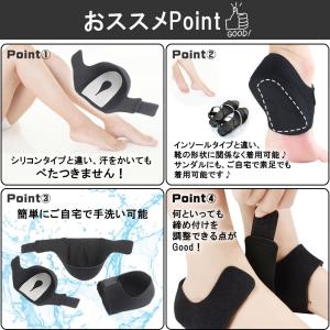かかとサポーター 両足セット 踵サポート 足用...の詳細画像4
