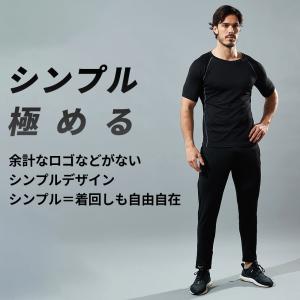 ジャージ上下メンズ メンズジャージセット スポ...の詳細画像2