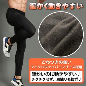 メンズタイツ 冬 メンズ冬スパッツ メンズ暖か...の詳細画像2