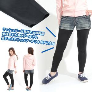 ラッシュガードレギンス UVカットラッシュレギ...の詳細画像1