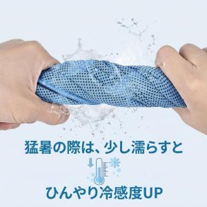 ひんやり冷感スポーツタオル 水に濡らすだけで冷...の詳細画像2
