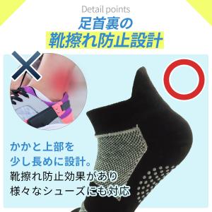 5本指滑り止めソックス3足セット 足裏をがっち...の詳細画像4