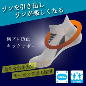 ランニングソックス 3足セット スポーツソック...の詳細画像3