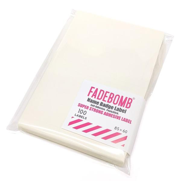 【100枚セット】超強粘着 FADEBOMB Printable Strong Adhesive L...