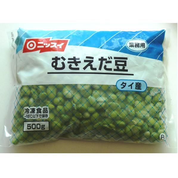 枝豆 冷凍 タイ産 むき 枝豆 500g むき えだまめ 様々な料理に使えます  冷凍食品 ニッスイ