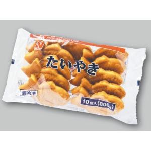 たい焼き 鯛焼き 冷凍 たいやき 80g× 10個入 冷凍食品 業務用 あずきあん 自然解凍 電子レンジ ニチレイ｜冷凍食品専門ファディ公式ヤフー店