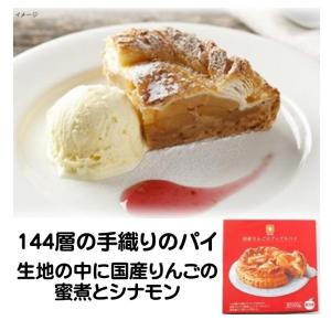 冷凍食品 国産りんごの アップルパイ 1個 約500g 手織りパイ