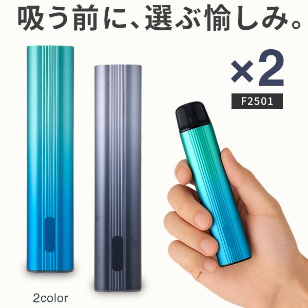電子タバコ 本体 POD型 VAPE 禁煙サポート 加熱式タバコ  2本セット 高出力 充電式 ニオ...