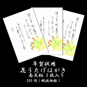 年賀 はがき 和紙 年賀状 葉書 和風 ハガキ 冬 イラスト 無料 御礼状 挨拶状【花うたげ FPS...