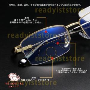 老眼鏡 おしゃれ 累進多焦点 遠近両用メガネ ...の詳細画像1