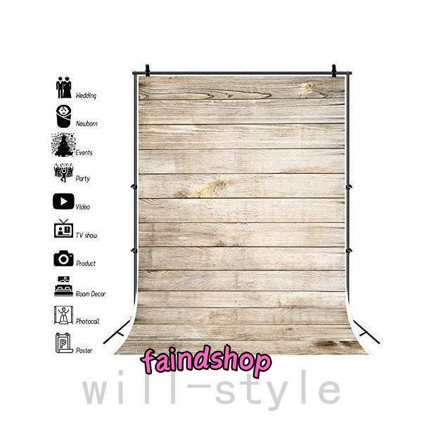 写真撮影用背景布背景木の板の背景布写真?影黄色の木の板テクスチャ木製ボード撮影用人物撮