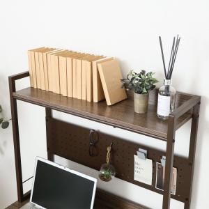 フォールディング デスク 幅80cm 有孔ボー...の詳細画像3