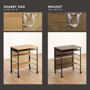 スライド 棚付き ミニ デスク 幅60cm コ...の詳細画像1