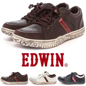 スニーカー ローカット メンズ EDWIN ラインスニーカー ウォーキング 歩きやすい 履きやすい 疲れにくい 通勤 エドウイン EDM345｜fairstone