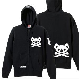 キッズ こあドクロ ジップアップパーカー 130...の商品画像