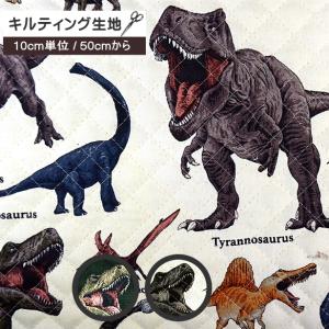 キルト キルティング生地 恐竜大行進 海の恐竜 入園