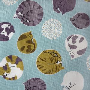 10cm単位 オックス生地 まん丸猫とまん丸お...の詳細画像2