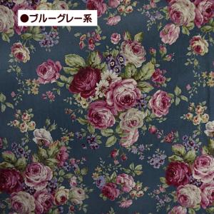 10cm単位 綿麻 生地 クラシック調 薔薇 ...の詳細画像4