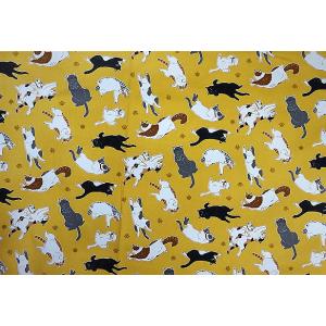 オックス 生地 ゴロにゃんこ へそ出しニャンコ...の詳細画像2