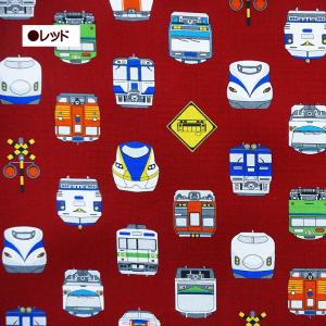 10cm単位の価格 CBポプリン生地 電車 正...の詳細画像5