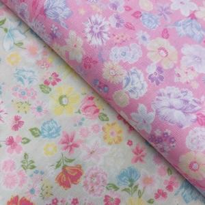 MY mama 生地 綿麻 レースパッチワーク 幅広120cm幅 □ ハンドメイド