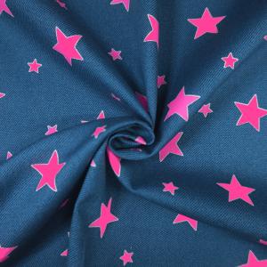 10cm単位 オックス生地 デニム風 ネオンポ...の詳細画像3