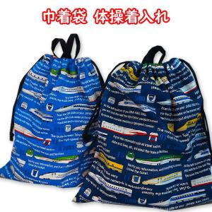 恐竜柄【入園入学グッズ/オーダー受付中】体操着袋/巾着袋/着替え袋/給食袋など 巾着 /大/ 体操着入れ 恐竜 裏地付き 恐竜柄 シダ植物 オリジナル恐竜