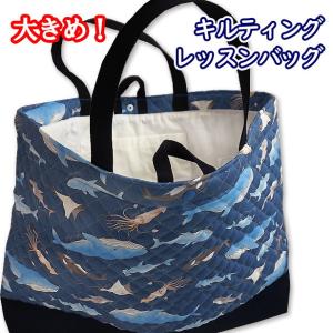 レッスンバッグ 通常サイズ ヒッコリー デニム ストライプ 完成品