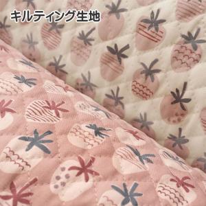 キルティング生地 デニム風 ムラ染め風 ヴィンテージ加工 無地 布 手芸