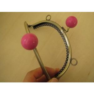 がま口 玉付き がま口口金 カン付き 縫いつけ...の詳細画像1