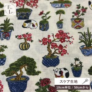 10cm単位 オックス生地 ストロベリー パーティ いちご畑 苺柄 イチゴ