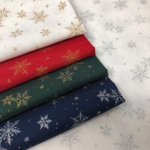 スケア生地 キラキラ グリッター雪の結晶 ラメ付...の商品画像