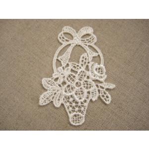 アンティーク 復刻版 イニシャル レースワッペン : 手芸のfairylace