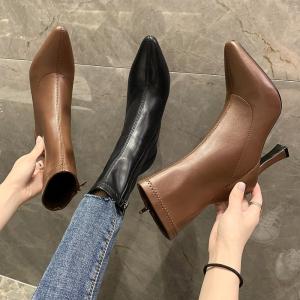 ブーツ レディース 秋冬 ウエスタンブーツ レザーシューズ