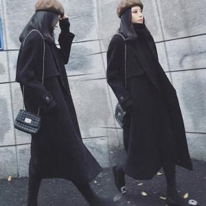 ラシャコート コート ジャケット レデイース 秋冬 40代 オシャレ 長袖コート ロング丈コート カジュアルウエア  厚手 暖かい 韓国風 きれいめ